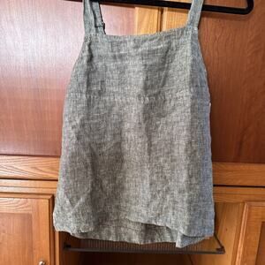 ATHLETA Voyager Linen Tank Aspen Green XXS Adjustable Straps Flowy NEW